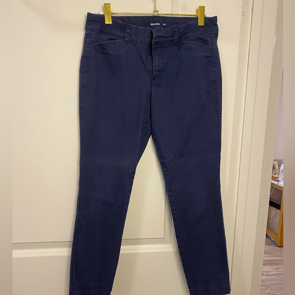 Navy chino pants